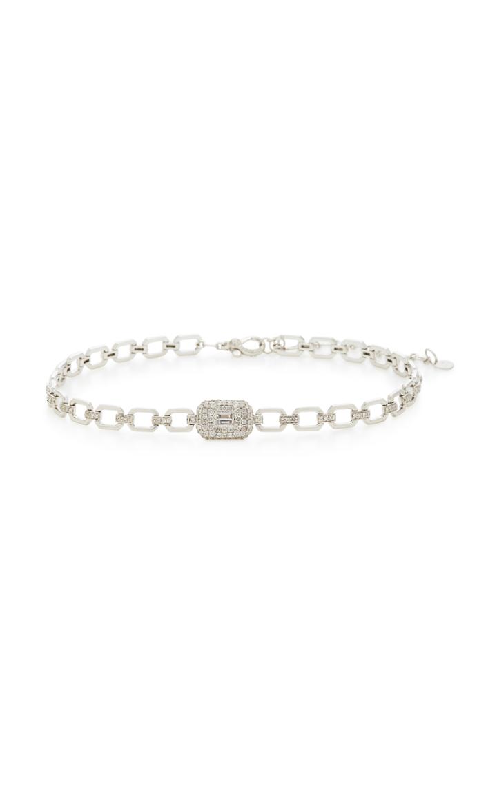 Shay Essential Pave Baguette Square Link Choker