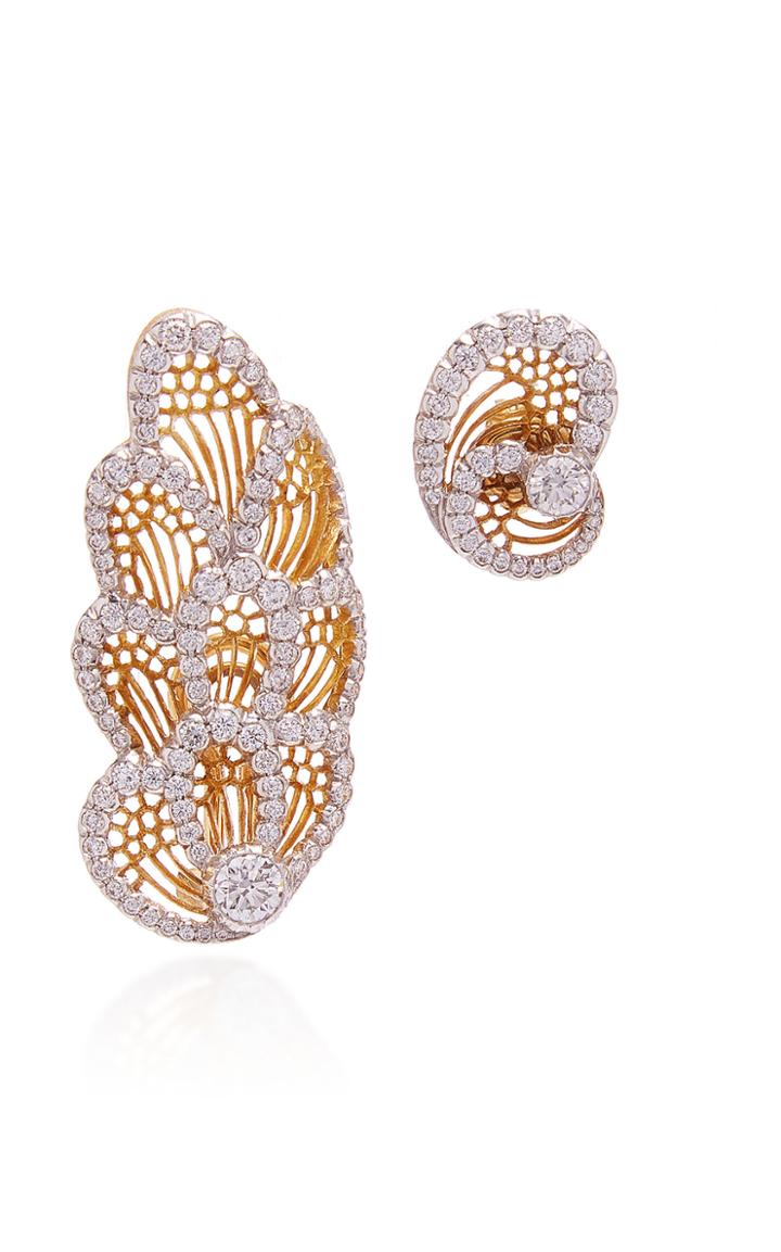 Buccellati Redon Honeycomb Earrings