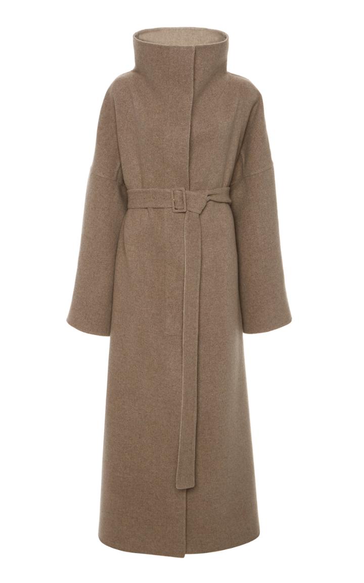 Moda Operandi Agnona Belted Recycled Cashmere Trench Coat