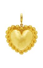 Moda Operandi Christina Alexiou 18k Yellow Gold Circle Border Heart Charm
