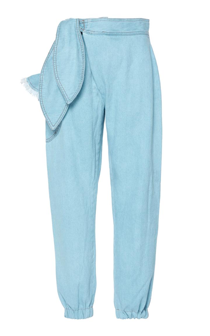 Moda Operandi By Efrain Mogollon Petal High-rise Tapered Jeans Size: 2