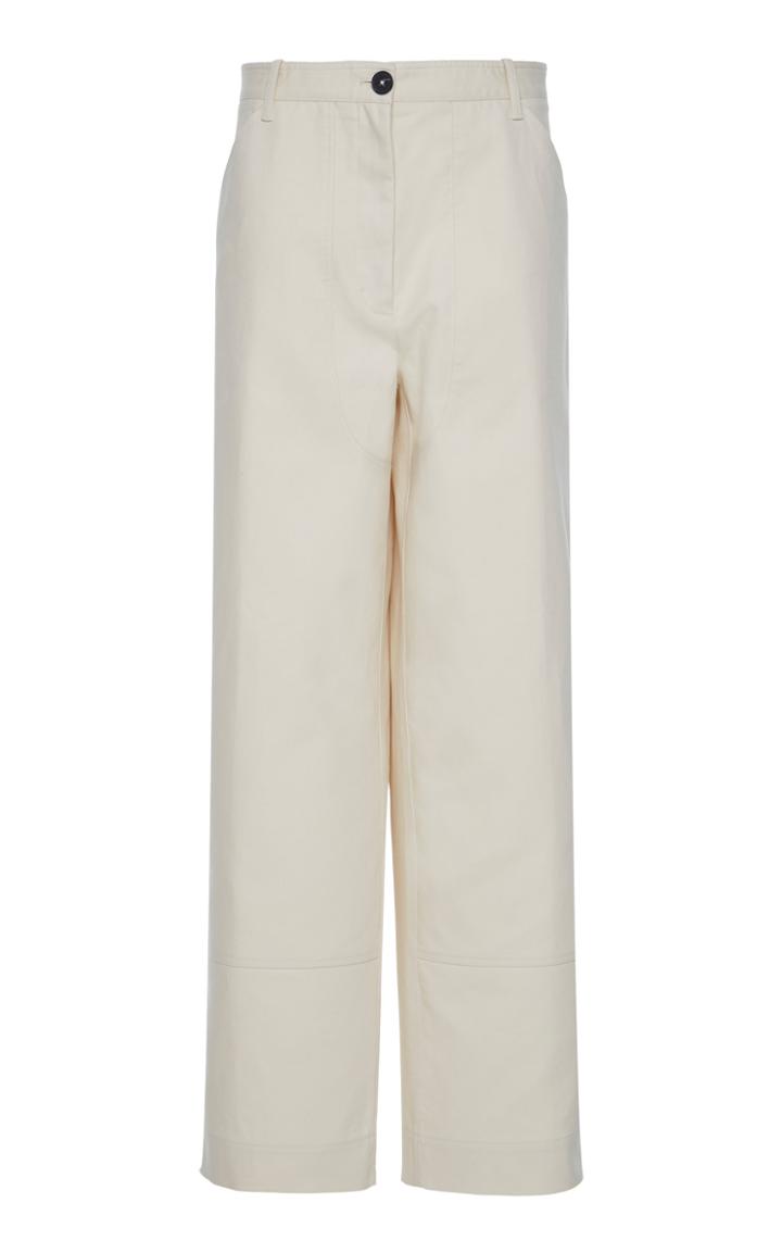 Jil Sander Lachlan Wide-leg Cotton Pants