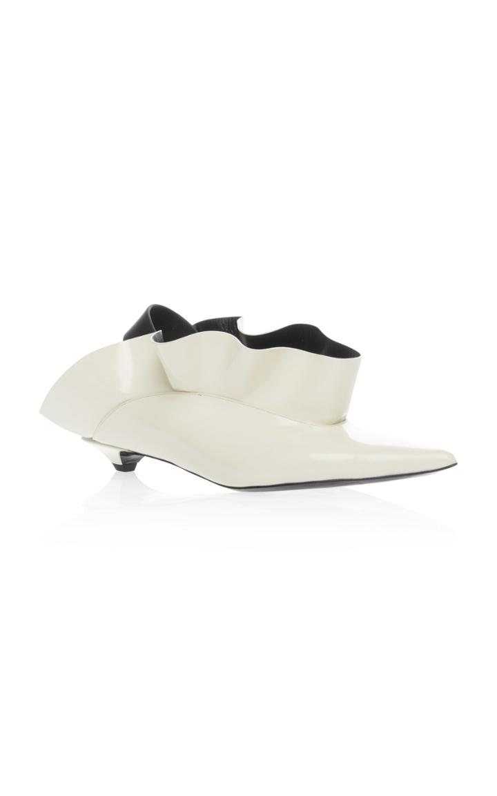 Proenza Schouler Ruffle Kitten Heel Mule