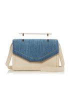 M2malletier Indre Leather And Denim Bag