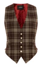 Moda Operandi Marc Jacobs Plaid Wool Tailored Vest Size: S