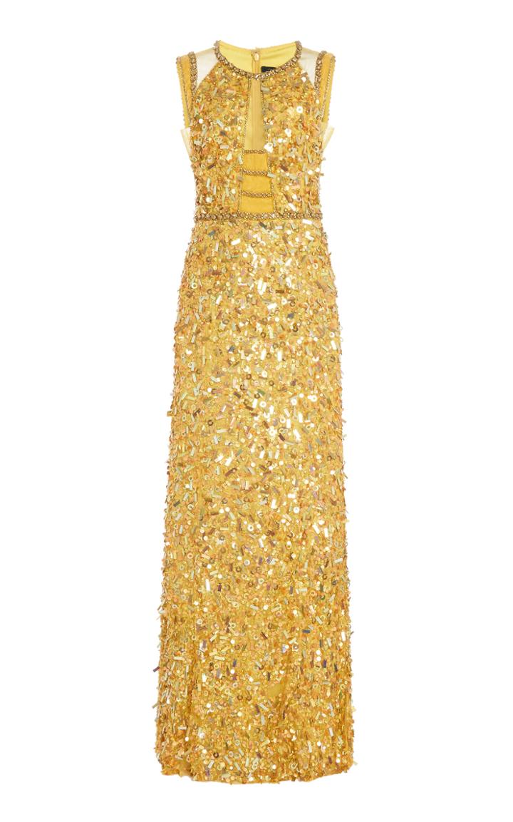 Moda Operandi Jenny Packham Aurelia Paillette-embellished Gown