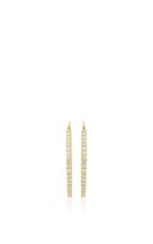 Ila Maneva 14k Gold Diamond Hoop Earrings