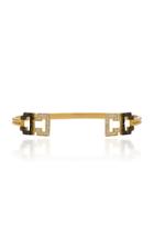 Doryn Wallach Diamond Greek Key Cuff