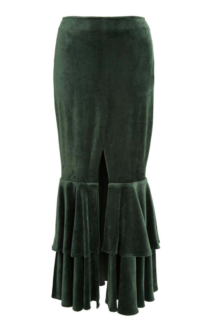 Patbo Velvet Bo Midi Skirt