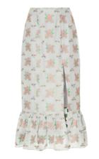 Markarian Farinata Corset Skirt With Bottom Ruffle