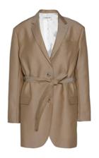 Moda Operandi Lanvin High-low Wool-silk Blend Coat Size: 36