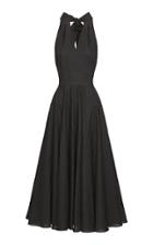 Moda Operandi Lilli Jahilo Cannes Cotton Halterneck Dress With Side Pockets Size: 36