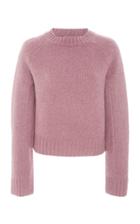 Vince Shrunken Intarsia-knit Cashmere Sweater