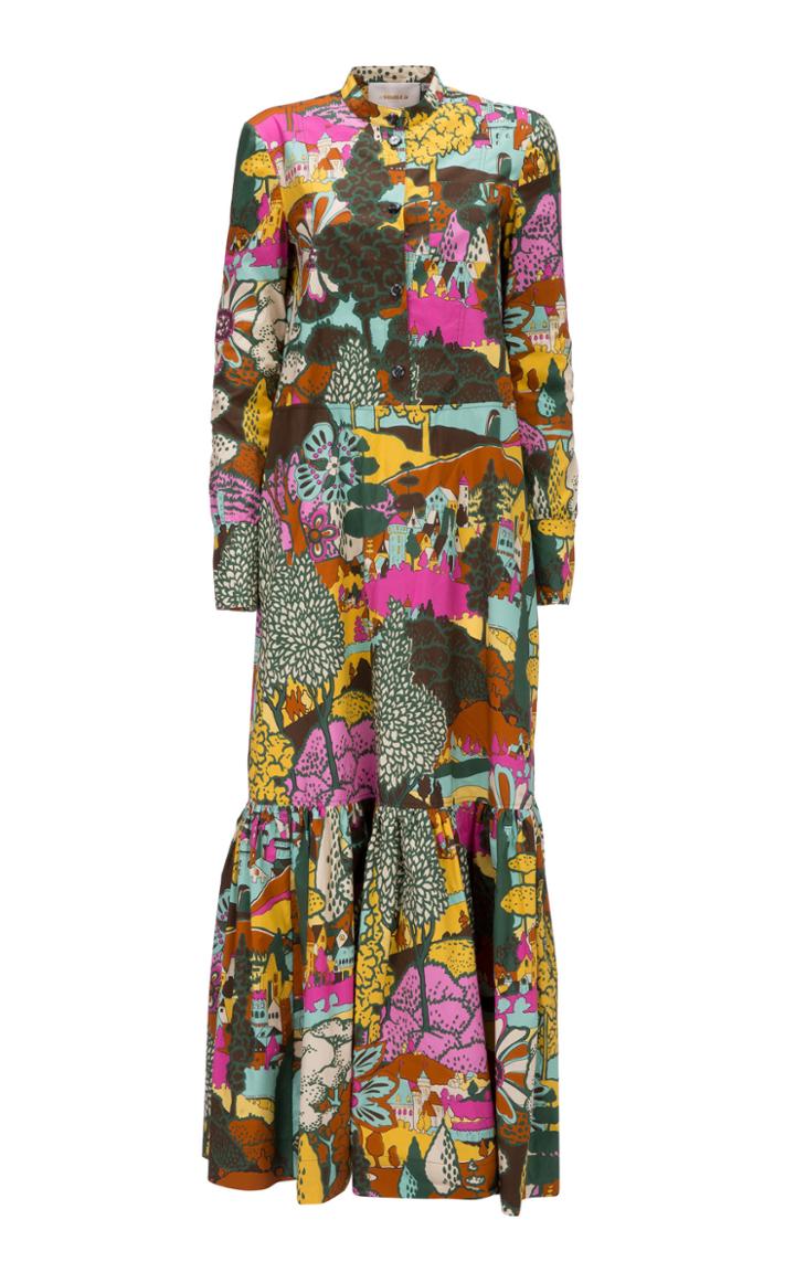 La Doublej Maxi Shirt Dress