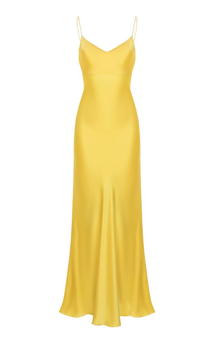 Rasario Draped Silk Sheath Dress