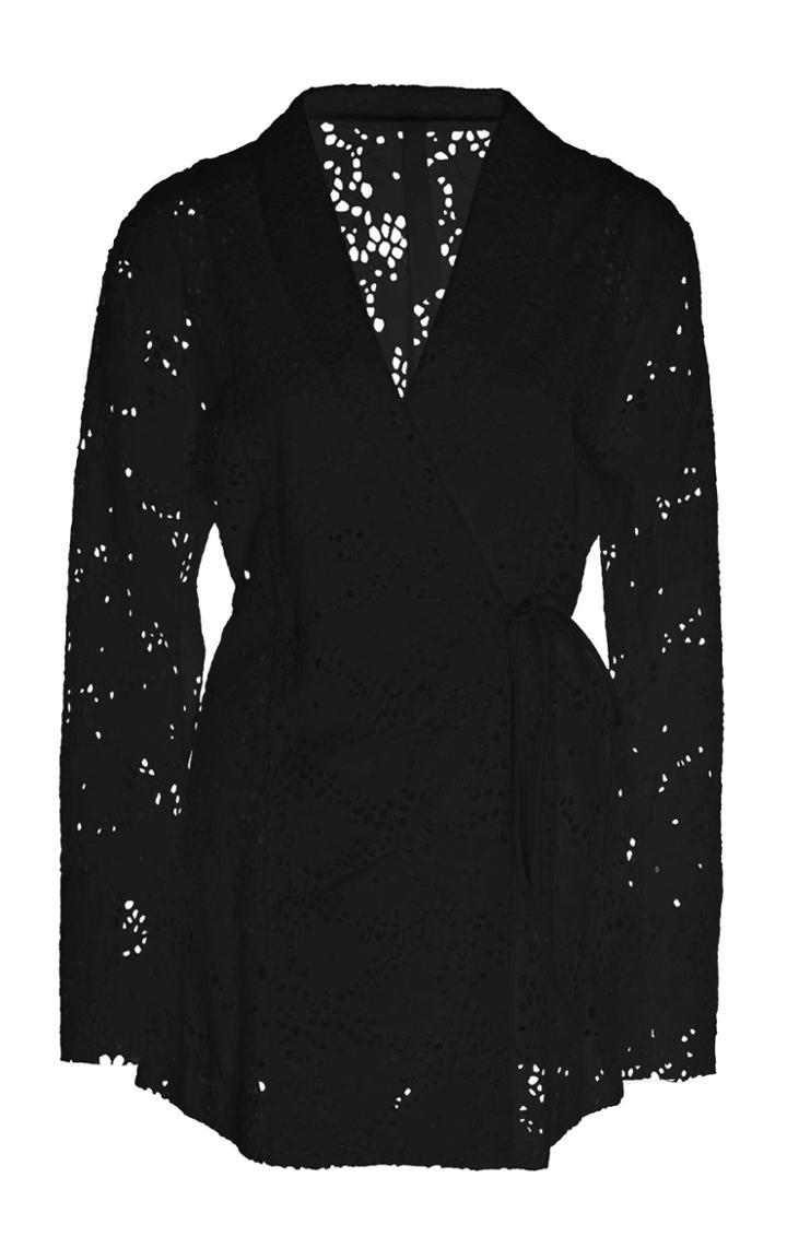 Merlette Zahara Eyelet Lace Wrap Jacket