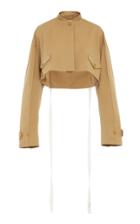 Givenchy Cropped Cotton-gabardine Blouson Jacket
