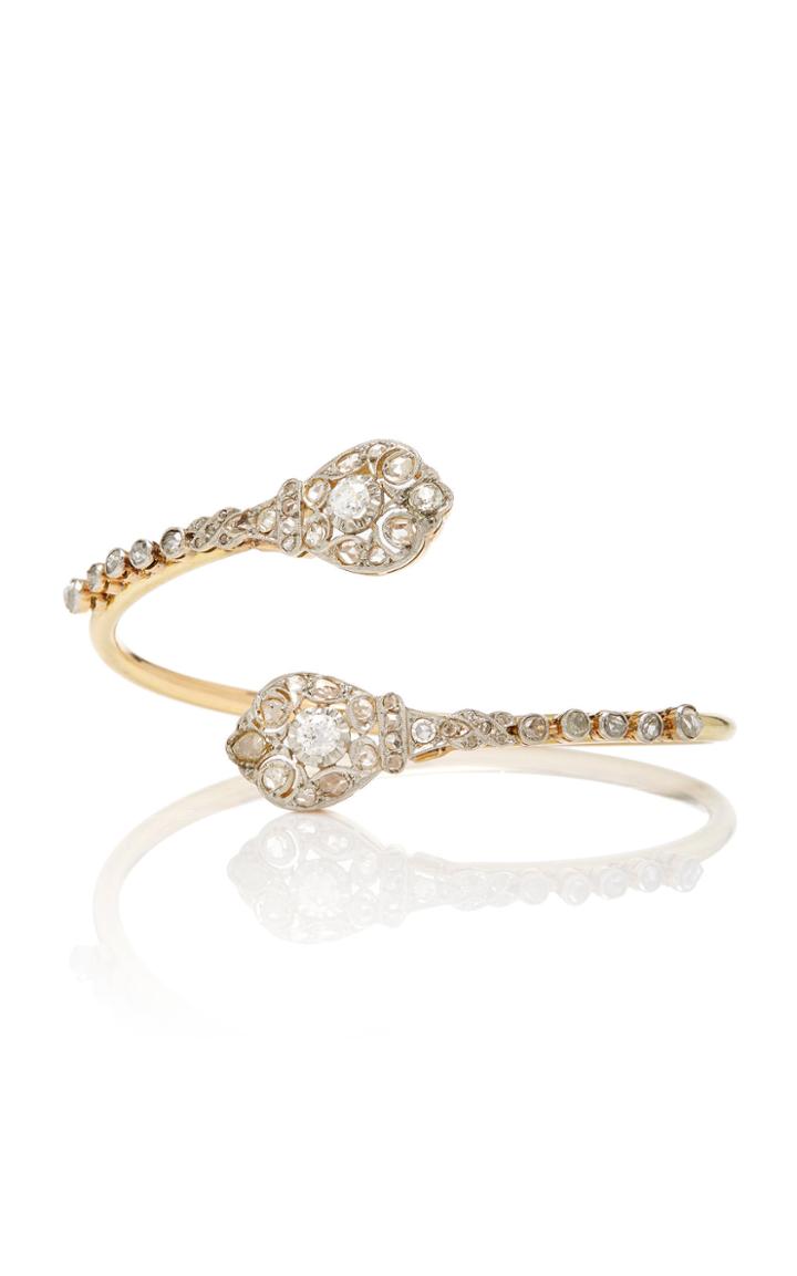 Shay Victorian 18k Gold Diamond Cuff