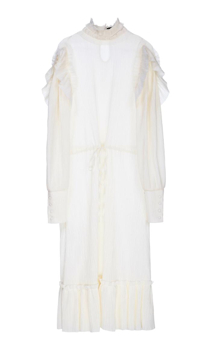 Flow The Label Ruffled High Neck Dress