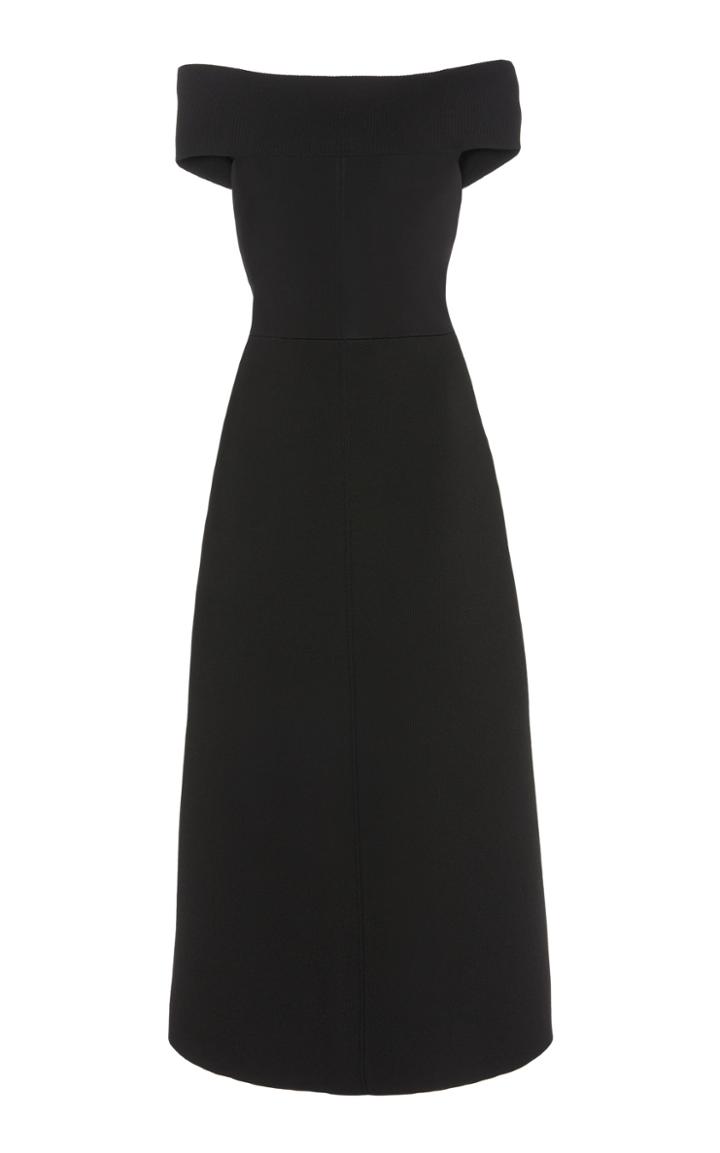 Moda Operandi Victoria Beckham Off-the-shoulder Midi Dress