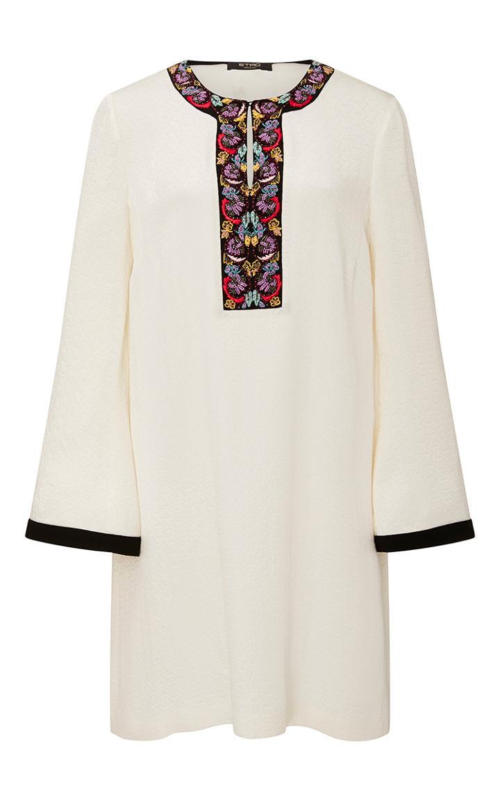 Etro Embroidered Keyhole Tunic