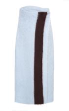 Moda Operandi Jil Sander Two-tone Wool-blend Skirt
