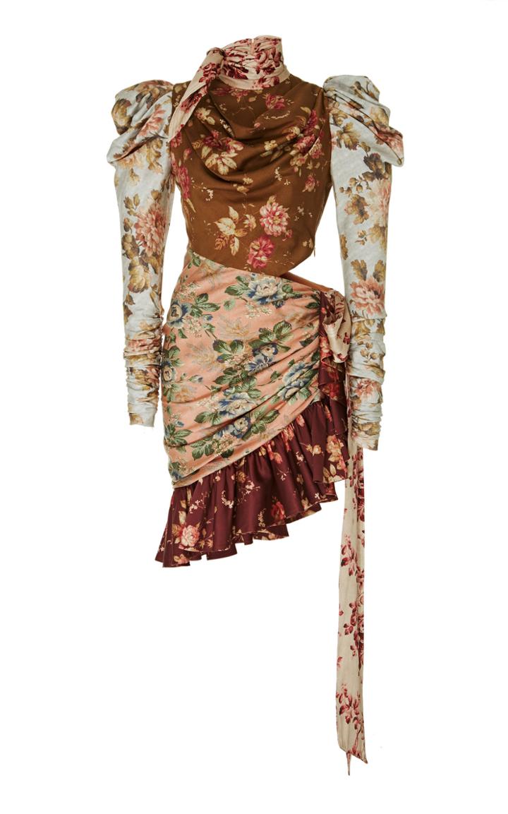 Zimmermann Tempest Tucked Contour Mini Dress
