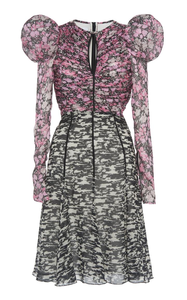 Giambattista Valli Printed Silk Chiffon Dress