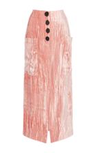Rejina Pyo Carmen Velvet Pencil Midi Skirt
