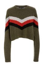 Marissa Webb Lukas Striped Wool Blend Ski Sweater