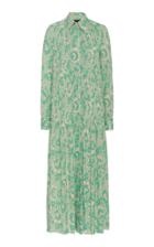 Moda Operandi Marc Jacobs Pintucked Printed Jersey Shirt Dress Size: 0