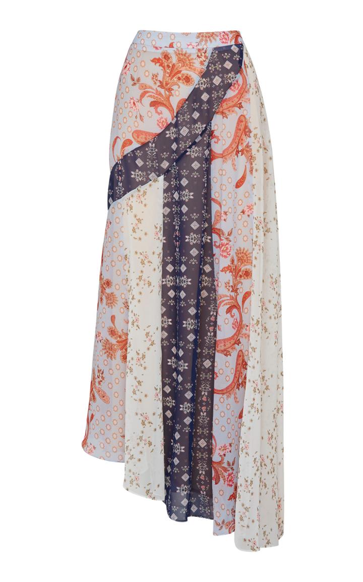 Moda Operandi We Are Kindred Evelyn Spliced Asymmetrical Skirt Size: 4