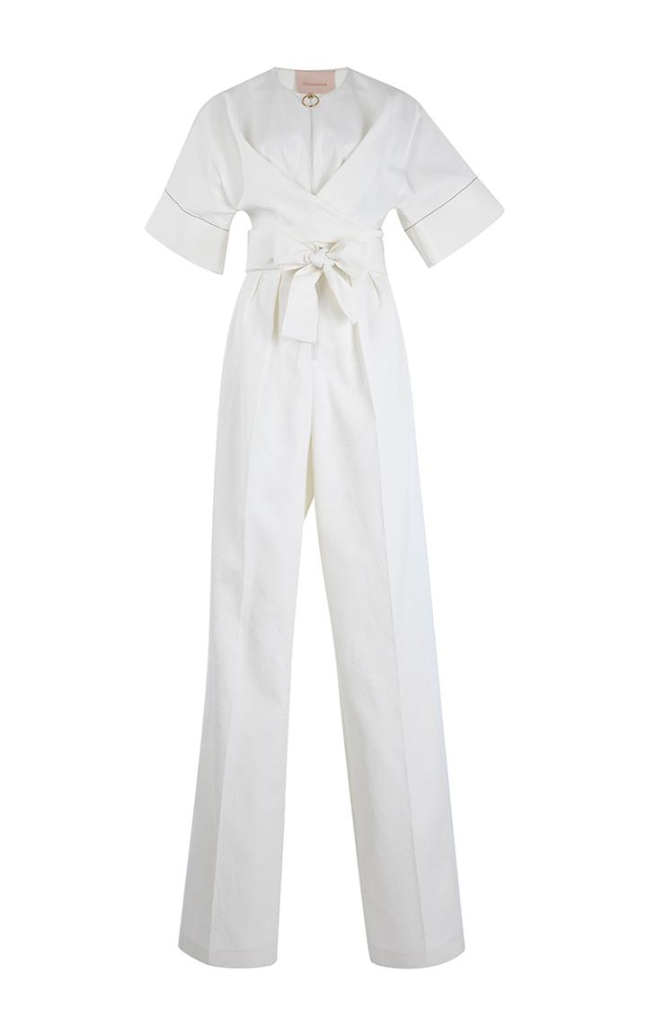 Roksanda Tullus Short Sleeve Jumpsuit
