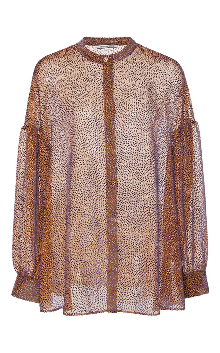 Maison Pre Gigot Sleeve Blouse