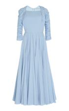 Emilia Wickstead Jordin A-line Cotton Blend Dress