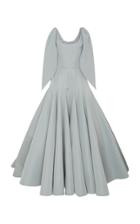 Christian Siriano Tie Shoulder Ball Gown