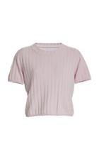 Sablyn Ethan Cropped Cashmere T-shirt