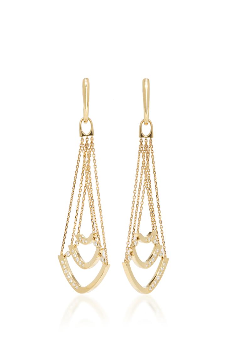 Qayten X.f. Yellow Gold Earrings