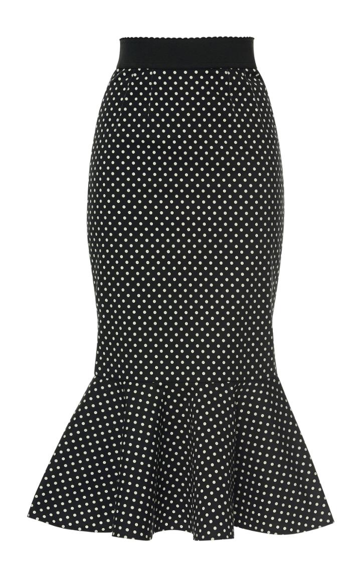 Dolce & Gabbana Polka-dot Flared Skirt