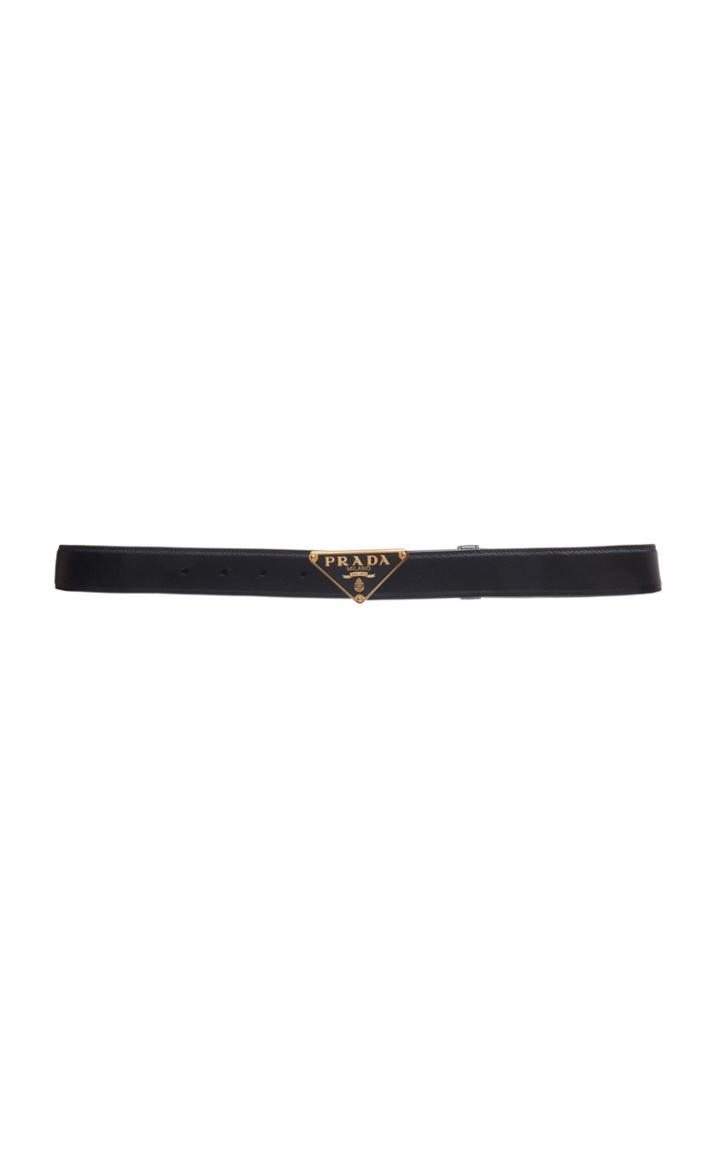 Prada Textured Leather Belt Size: 70 Cm