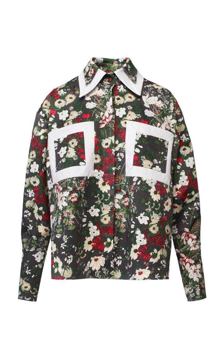 Anouki Multicolor Flower Print Shirt Jacket