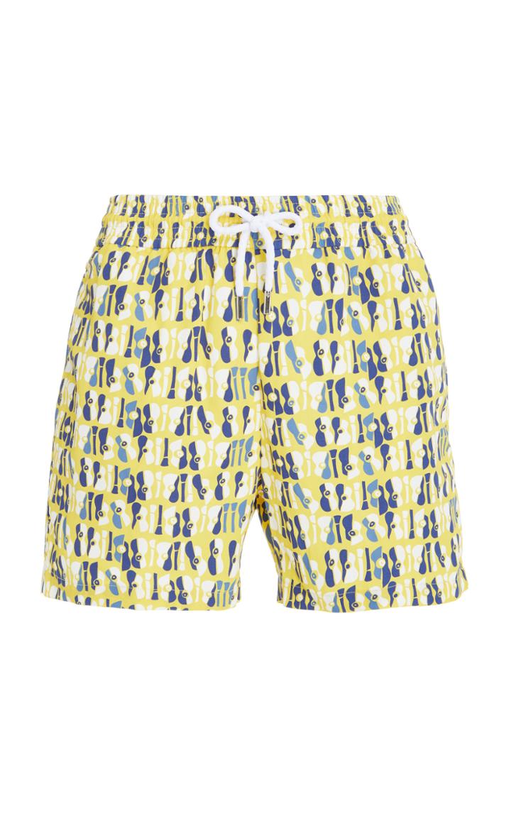 Frescobol Carioca Oraganico Printed Swim Shorts