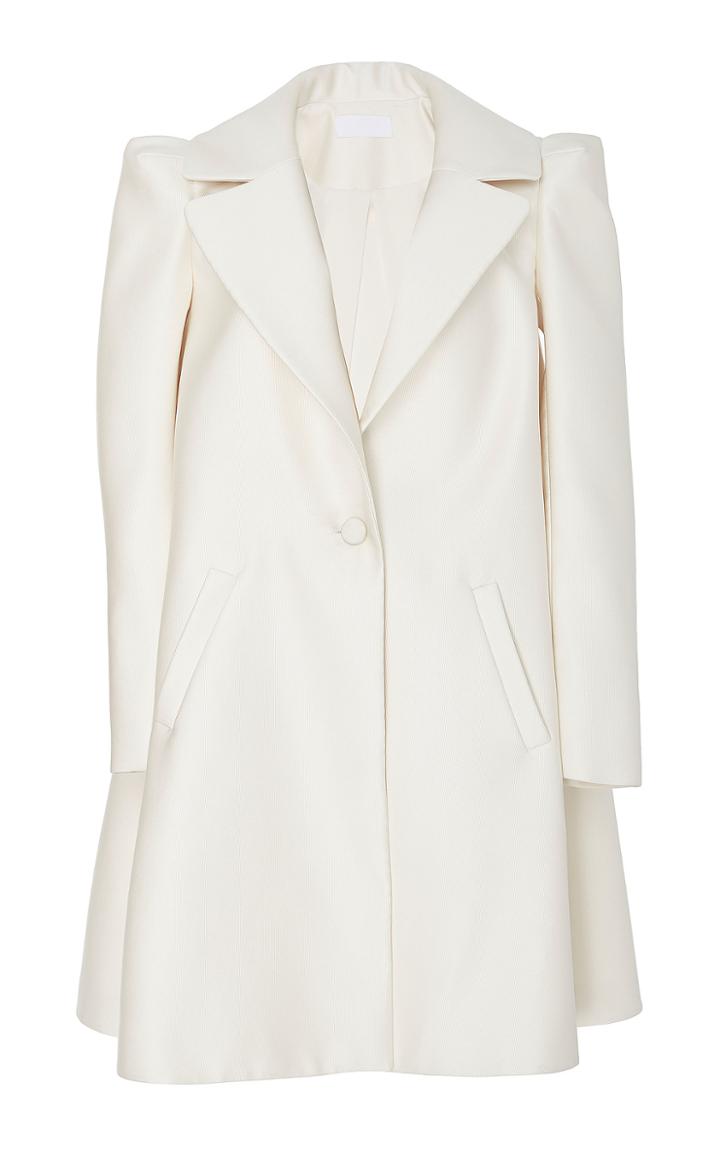 Co Japanese Bonded Satin Coat