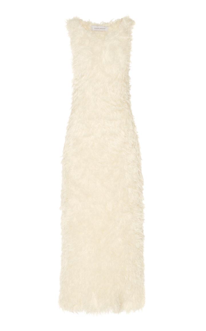 Marina Moscone Trapeze Silk-blend Yarn Dress
