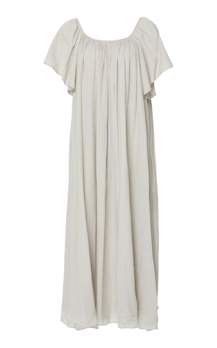 Loup Charmant Hydrus Flutter Cotton Maxi Dress