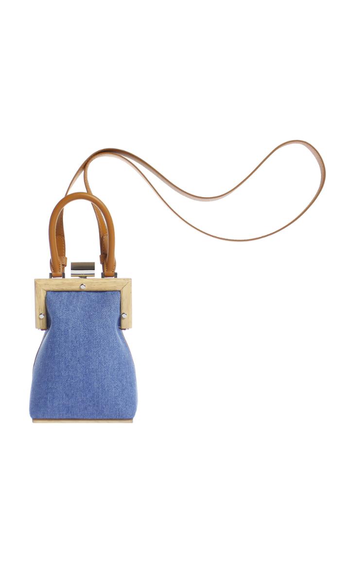 Perrin Paris La Minaudiere Denim Bag