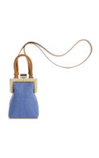 Perrin Paris La Minaudiere Denim Bag