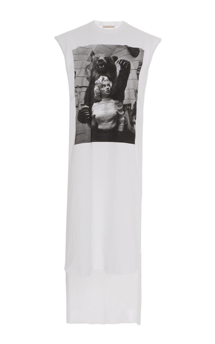 Christopher Kane Printed Cotton-jersey Dress