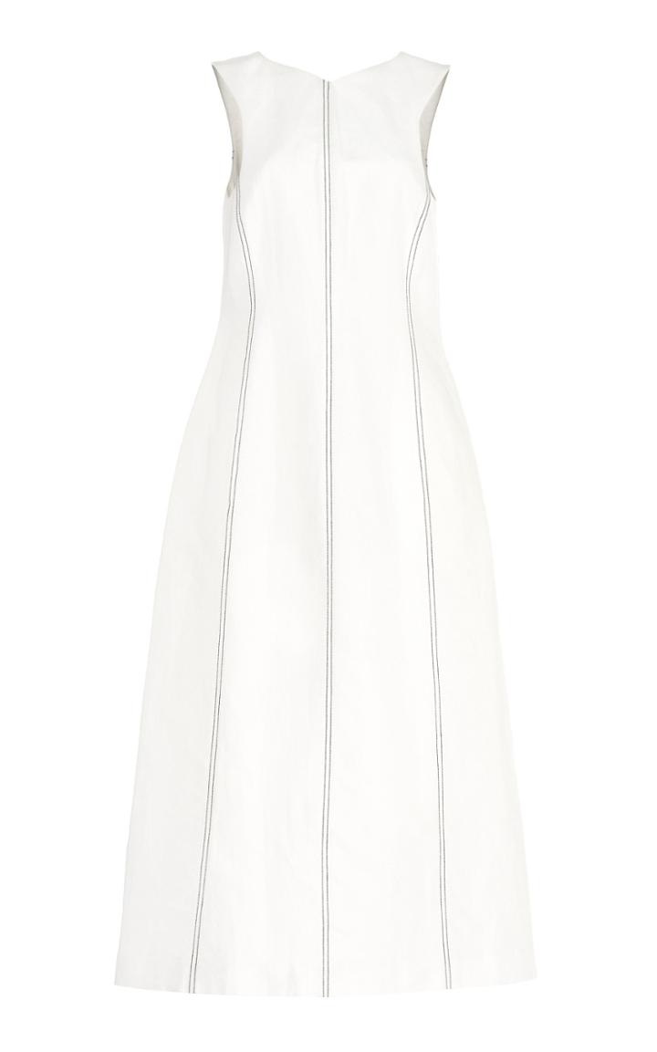 Moda Operandi Low Classic Stitch Cotton Sleeveless Dress Size: M