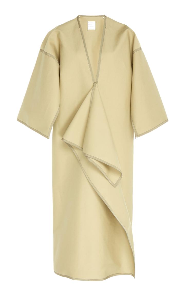 Maison Rabih Kayrouz Cotton Gabardine Mid Length Coat